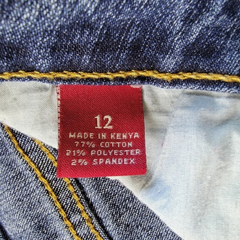 US Polo Assn Womens Bell Bottom Jeans Denim Pants 27011351 Size 12 - Picture 3 of 15